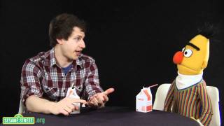 Sesame Street Conversations with Bert Andy Samberg Part 2 [upl. by Pearle]