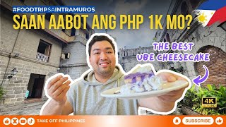 Intramuros Eats Must try Restaurants and Coffee Shop Php1K Budget 4K HDR  Vlog 127  TakeOffPH [upl. by Eniamej]