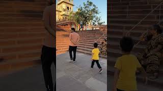 Mehrangarh fort  wandering with kids  happy children  weekend  outing  family trip [upl. by Ahtekal]