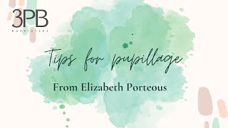 Pupillage at 3PB Barristers  top tips [upl. by Efinnej]