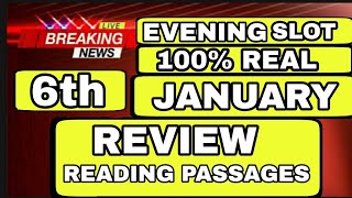 6 January ielts exam review listening and reading overview  6 January ielts 2024 exam answers [upl. by Vasily]