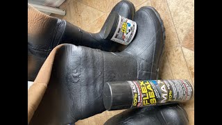 Are your waders ruined How to fix your waders Use Flex Seal spray amp Flex Paste to fix them Part 1 [upl. by Ehsrop]