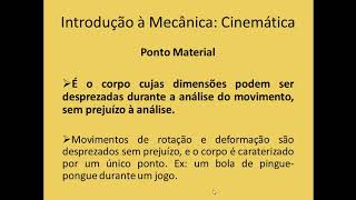 Introdução à Mecânica referencial repouso e movimento trajetória [upl. by Jp751]