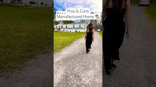 Pros and Cons Manufactured Home affordablehousing florida manufacturedhomes mobilehomes [upl. by Sussi]