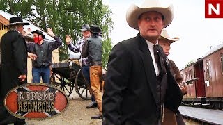 Doc er med i et cowboy skuespill  Norske Rednecks Camping  discovery Norge [upl. by Faro]