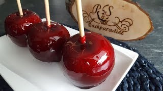 Kandierte Äpfel selber machen 🍎 PampS Backparadies [upl. by Lynnette]