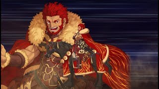 【FGO】イスカンダル【伊斯坎達爾ライダー】宝具EXアタック附中文字幕【FateGO】Iskandar〔Alexander the Great〕Noble Phantasm 【王の軍勢】 [upl. by Row]