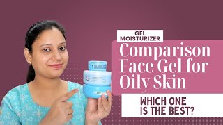 Comparison Of Gel moisturiser  Ponds Joy amp Lacto Calamine Face Gel Moisturiser  oilyskin gel [upl. by Atived]