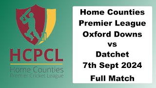 ODCC 1XI vs Datchet CC 1XI  Live cricket stream with commentary [upl. by Glass]