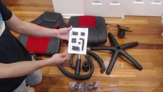 How to Assemble the Homall Executive Swivel Office Chair Model TOCRC0011 [upl. by Gillead]