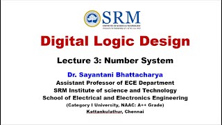 Digital Logic Design Lecturer 3 Number System Part 3 [upl. by Igiul193]