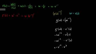 86  Derivasjon brøkregel kvotientregel  Bevis R1 [upl. by Nagaer]