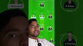 ICC T20 World Cup NZW vs SAW Dream11 Prediction I New Ziland vs South Africa I GL Team Final🔥 [upl. by Shiff307]