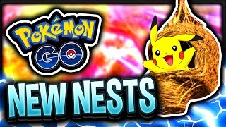 BRAND NEW NESTS IN POKEMON GO [upl. by Nomolos]