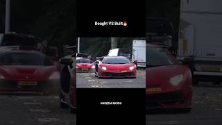 Bought VS Built Even the Lambo owner felt broke NADEEMMOIDU memeviral carmemes carguythings [upl. by Aleakim307]