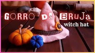 quotFÁCILES y RÁPIDOS GORROS de bruja para muñecas 👒✨ [upl. by Si]