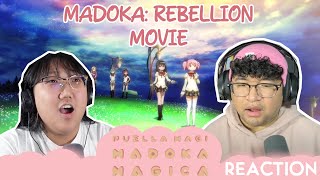 Madoka Magica Rebellion Movie BLEW OUR MINDS REACTION [upl. by Gibbons]