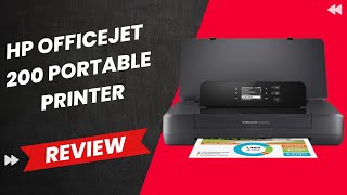 Portable Printing HP OfficeJet 200 Portable Printer Review [upl. by Deeraf474]