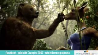 Flashback  publicité Orangina 2007  naturellement pulpeuse [upl. by Kempe]