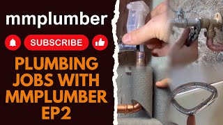 Plumbing jobs with mmplumber EP2 [upl. by Dnarud]