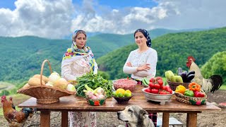 Life In A Mountain Village Cooking Kofte Shami With Minced Beef Meat [upl. by Adian47]