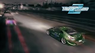 NFS Underground 2  The Airport Drag Replay Cam Trailer [upl. by Htedirem251]