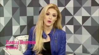 Isabelle Drummond fala sobre maquiagem de Megan Lily para a noite [upl. by Laband]