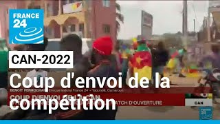 CAN2022  Effervescence au Cameroun avant le match douverture • FRANCE 24 [upl. by Venita129]