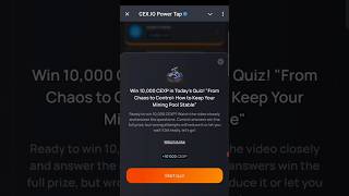 CEXIO Todays Quiz quotFrom Chaos to Control How to Keep Your Mining Pool Stablequot cexio dailyquiz [upl. by Aierdna596]