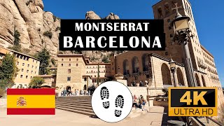 Montserrat Monastery Barcelona Spain 4K walking tour [upl. by Rosabel54]