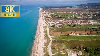 Almyros Beach Corfu in 8K [upl. by Nosrak]