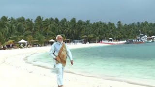 Lakshadweep Indias Hidden Gem for Adventure Tourism  PM Modis Visit Highlights [upl. by Cora604]