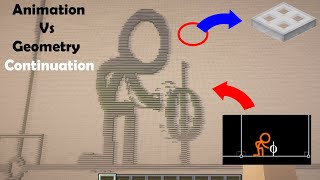 Alan Becker Animation vs Geometry in Minecraft but using Trapdoor Continuation [upl. by Eceeryt]