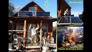 Topsolar 200 Watt Solar Recharging Station Full Install [upl. by Liamsi184]