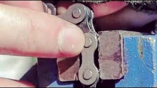 How to break a bike chain without a chainbreaker [upl. by Simara]