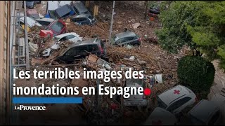 Les terribles images des inondations en Espagne [upl. by Netloc]