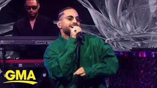 Maluma performs live on GMA l GMA [upl. by Htehpaj839]