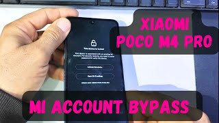 Xiaomi poco m4 pro mi account remove [upl. by Aicenod]