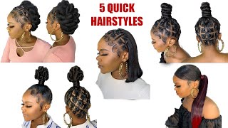 5 Quick And Easy Hairstyle Using Braid Extension [upl. by Akcimahs]