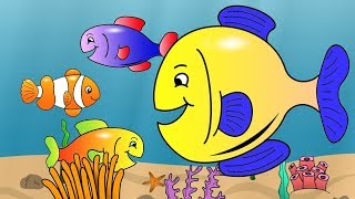 Les petits poissons comptine pour les petits et les maternelles [upl. by Menard]