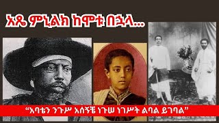 ንጉሠ ነገሥት ወሎ ወ ትግራይ ታሪክ Sheger FM Radio by Teeferi Alemu LijEyasu Ngus Mikael [upl. by Harbison]