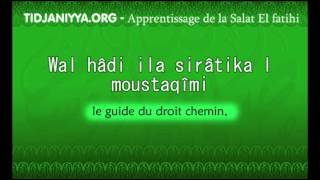 APPRENTISSAGE DE LA SALAT EL FATIHI Version 2 [upl. by Ydrah]