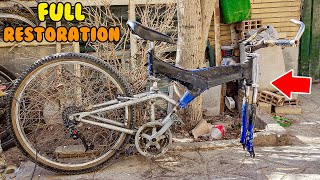 Amazing Bicycle RESTORATION Turning My Customers Bike Into a KTM Mountain Bike [upl. by Heffron]