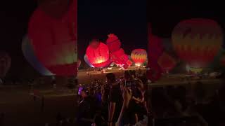 Balloon festival after dark 🎃 [upl. by Hughes]