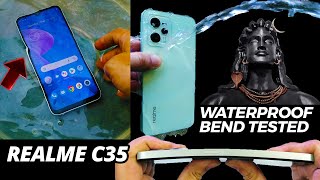 Realme C35 Waterproof Damage Tested Bend Test  Durability Test II [upl. by Therese]