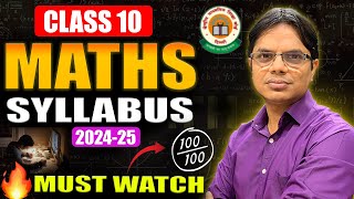 CBSE Maths Complete Syllabus For Class 10th 202425 class10 boardexam [upl. by Kilbride74]