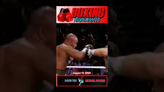 boxinghighlights David Tua blasts out Michael Moorer in 30 seconds🥊🥊🥊 [upl. by Camroc866]