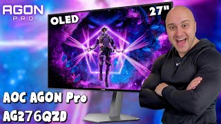 ŠIS 240Hz OLED GĀŽ NO KĀTIEM  AOC AGON Pro AG276QZD [upl. by Dnalhsa]