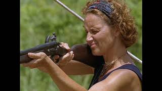 Survivor Pearl Islands Gun shooting challenge [upl. by Eba]