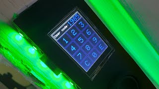 I built an ESP32 Touchscreen Door lock [upl. by Leirda608]